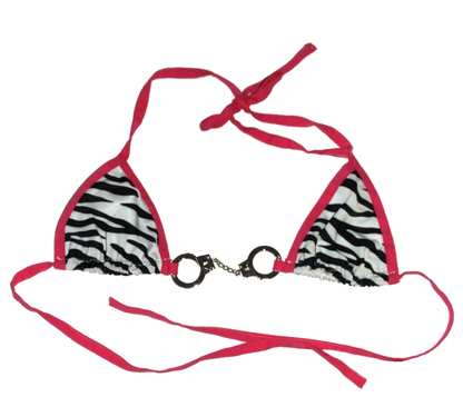 First Offender Bikini Top - Zebra